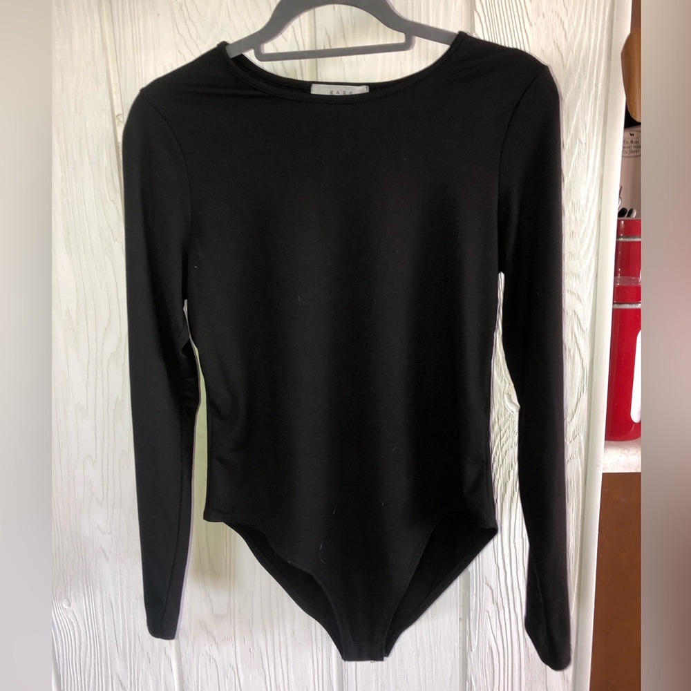 Gaze black bodysuit
